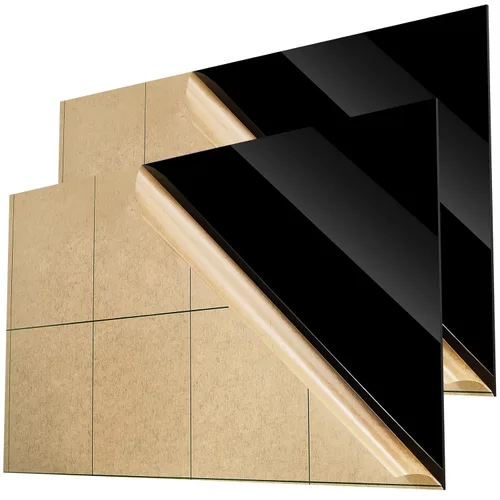 Roowest 2 piezas de láminas acrílicas de 18 x 24 pulgadas, panel de tablero acrílico de 3/16 pulgadas de grosor para manualidades, exhibición de