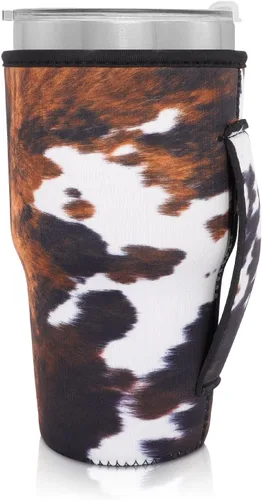Vista 91 de Fundas Aislantes de Neopreno Portavasos con Asa para Vasos Tumbler de 20oz, Funda Reutilizable para Café Helado Para Tazas de Café de 30oz - 32oz