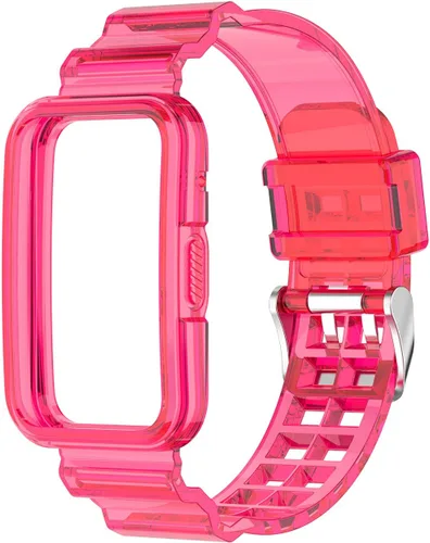 Vista 7 de Paquete de 3 correas compatibles con Huawei Fit/Fit New/Fit 2 con funda, correa resistente a prueba de golpes para Huawei Watch Fit 2, funda