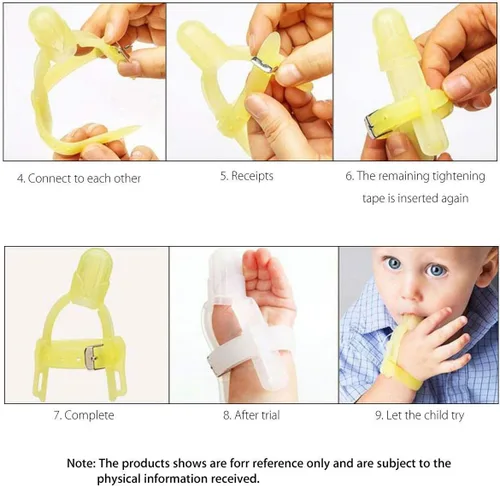 Vista 4 de Kit de tratamiento de succión de pulgar para niños de 1 a 5 años, color aleatorio