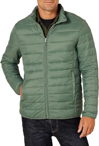 Vista 16 de Amazon Essentials Chaqueta acolchada ligera y resistente al agua para hombre (disponible en tallas grandes y altas)