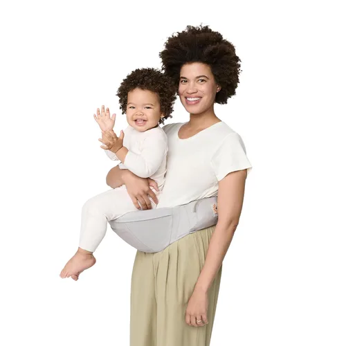Vista 12 de Ergobaby Alta Asiento de cadera 2 en 1 y portabebés - Portabebés de malla transpirable para todas las posiciones para 4 meses a 48 meses