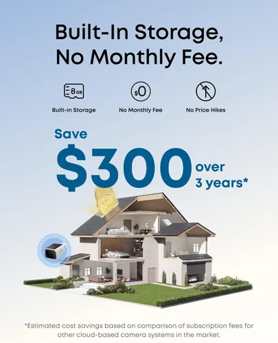 Vista 5 de eufy Security SoloCam S220, cámara de seguridad solar, cámara de seguridad inalámbrica para exteriores, resolución 2K, potencia continua, sin tarifa