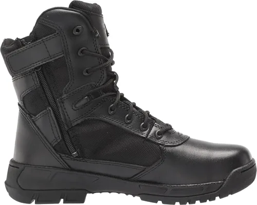 Vista 6 de Bates Botas militares tácticas deportivas 2 altas con cremallera lateral para mujer, talla única