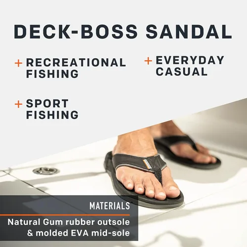 Vista 4 de Grundens DECK-BOSS Sandalia para hombre, duradera, de apoyo