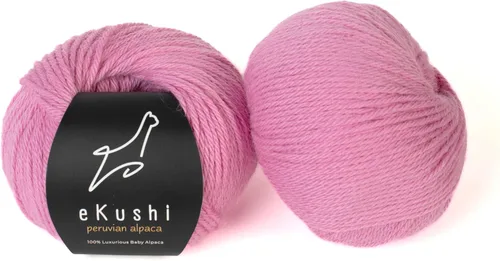 Vista 69 de 100% Hilo de Alpaca Baby para Tejer y Ganchillo - 1 Cono de Hilo Premium DK - Ligero, Hipoalergénico y Térmico Hecho en Perú - Ideal para Proyectos