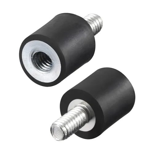 uxcell Soportes de goma macho hembra M4x8mm, amortiguador, para generador de motor, compresor de garaje, bomba de ósmosis inversa, generador de aire