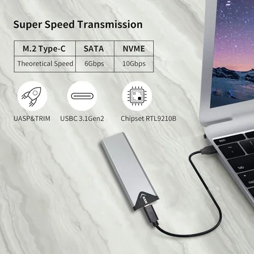 Vista 8 de Paquete de caja SSD SSD de 1050 MB/s