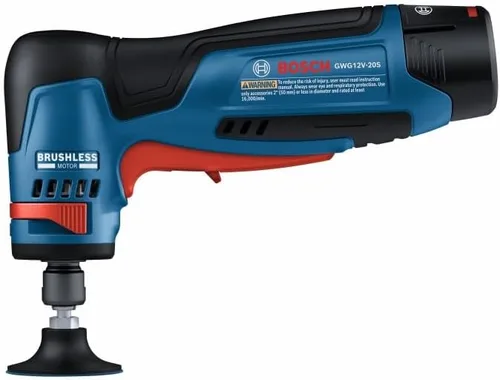 Vista 4 de Bosch GWG12V-20SB23 12V Max Kit de Amoladora de Troquel de Ángulo Recto Sin Escobillas de 1/4 Pulgada con (2) Baterías de 3 Ah