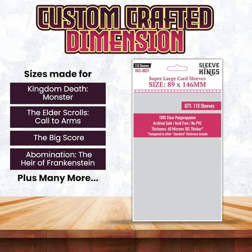 Vista 11 de Mangas cuadradas medianas (2.559 x 2.559 in) paquete de 110, 60 micras