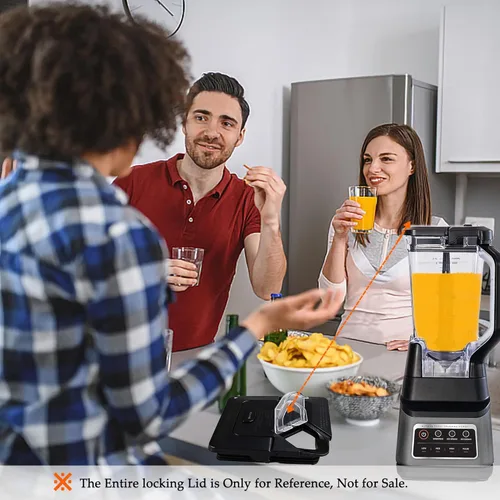 Vista 7 de Tapa de repuesto compatible con tapa de licuadora Ninja de 72 onzas, tapa de tapa para licuadora Ninja Blender Square Top Pitcher, compatible
