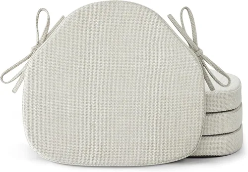 Vista 24 de Shinnwa Juego de 2 Cojines para Sillas de Comedor, Almohadillas de Asiento Windsor de Espuma de Alta Resistencia, Cojines para Sillas de Cocina