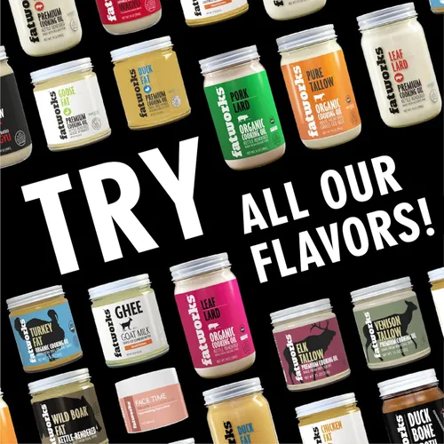 Vista 8 de Sebo de carne de vaca, alimentada con pasto, hervido y de filtrado fino, de 14 oz