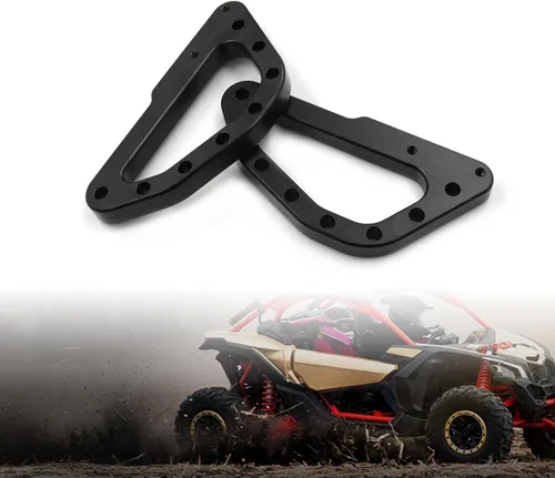 Vista 7 de Soporte de mano para manillar compatible con Can Am Maverick X3 XDS XRS XMR XRC 2017-2023