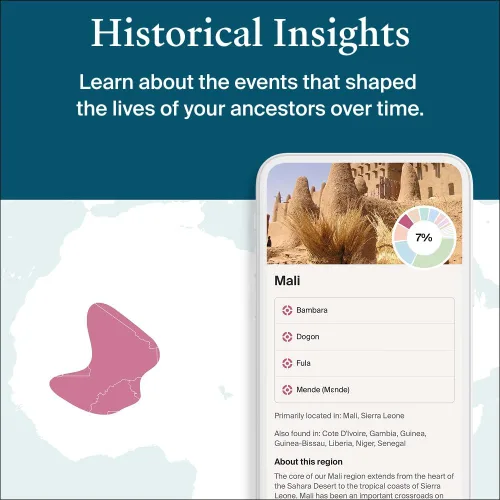 Vista 7 de AncestryDNA: Pruebas genéticas de etnicidad + bandejas