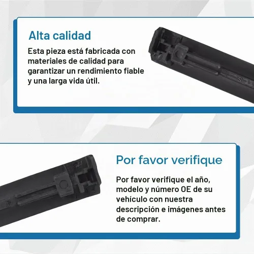 Vista 6 de Moldura de techo lateral izquierdo y derecho negro para Toyota Corolla 2009-2013