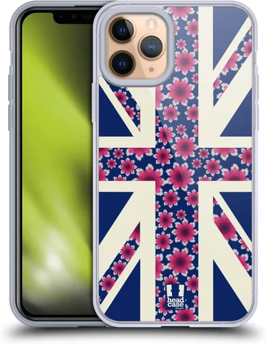 Vista 147 de Head Case Designs Blue Gingham Union Jack Collection - Funda de gel suave compatible con Apple iPhone 7 Plus/iPhone 8 Plus