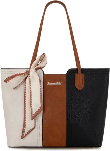 Vista 12 de Montana West - Bolsos de mano para mujer, bolso tipo satchel con asa superior mediana