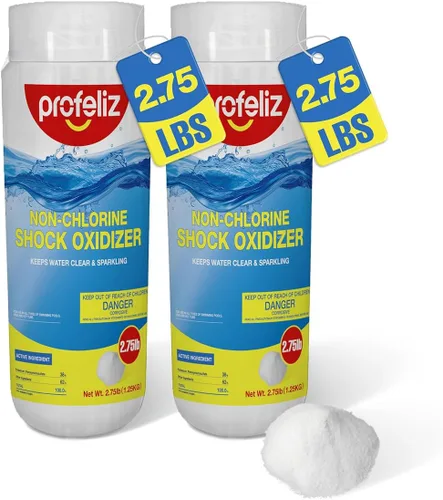 Vista 9 de PROFELIZ Non Chlorine Shock Oxidizer for Pools Hot Tubs, Fast-Acting Water Clarifier, Chlorine-Free Spa Shock Treatment, 2.75 lbs Bottle