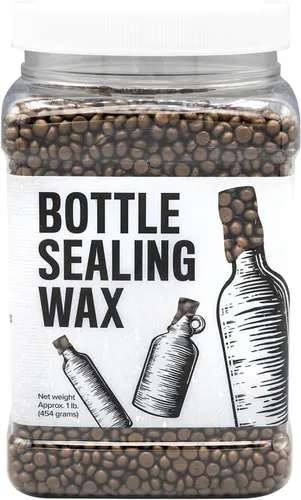 Vista 32 de Blended Waxes, Inc. - Cera de sellado de botellas, perlas de sello de cera de pastilla para sellado de botellas de vino, cerveza y licor, sella