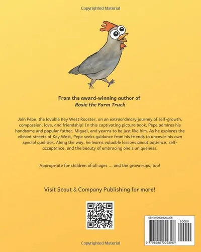 Vista 2 de Pepe the Key West Rooster A Children's Book About Self Growth, Confidence, Love, and Friendship With Local Fun Facts About History