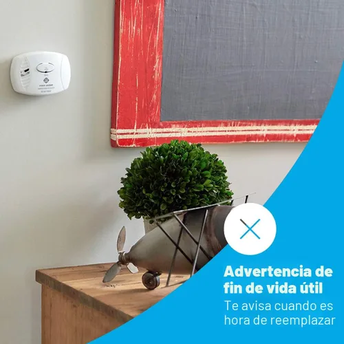 Vista 4 de First Alert Detector de Monóxido de Carbono CO400, Alarma Operada con Pilas, Paquete de 1