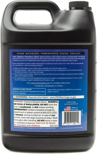 Vista 8 de EVANS Coolant Powersports - Refrigerante de motor sin agua (galón, 1 paquete)