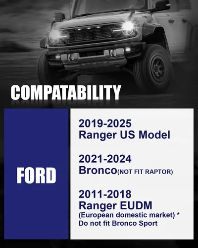 Vista 3 de FLYCLE - Espaciadores de rueda de 1.5 pulgadas, 6 x 5.5 para Ranger 2019-2025, Bronco 2021-2024, espaciadores de rueda forjados de 6 x 139.7 mm