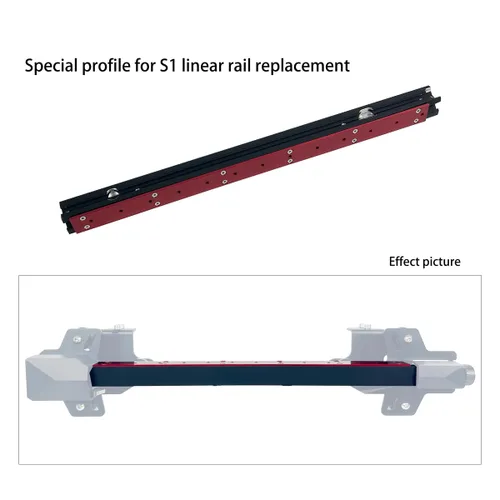 Vista 4 de Kit de riel de guía lineal MGN12H de eje X 3.0 para actualización de impresora 3D Ender3 S1/S1 pro de ChowThink Incluye todos los accesorios