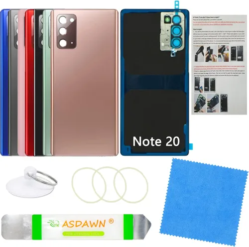 Vista 77 de Estuche de panel de vidrio trasero de repuesto para Galaxy S8 con manual de instalación + lente de cámara preinstalada + todo el adhesivo + kit