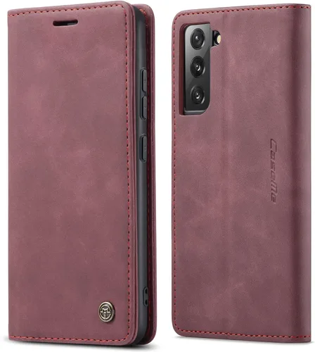 Vista 19 de SINIANL Funda de piel para Galaxy S22+ 5G, funda plegable con función atril magnético, ranuras para tarjetas, funda protectora para Galaxy S22+ 5G