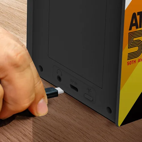 Vista 5 de My Arcade Atari Micro Player Pro: 100 Arcade Classics Games, 6.75" Portable Mini Arcade Machine, Retro Gaming Consoles