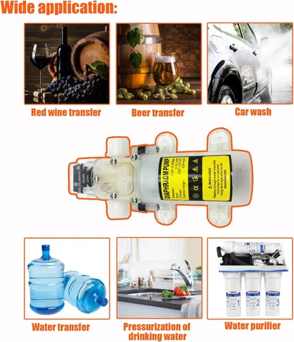 Vista 3 de Bomba de transferencia de líquidos de 60 W, agua, refrescos, bomba de transferencia de vino, bomba de transferencia de vino de 110 V, bomba
