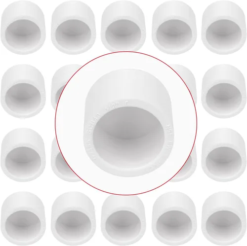 Vista 30 de Adaptador de acoplamiento de tubería de PVC de 4 pulgadas, accesorios de tubería (enchufe x enchufe), paquete de contratista, cédula 40, conectores