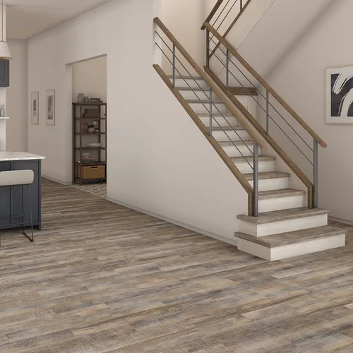 Vista 16 de Daltile Adventuro 6 "x 48" 4.5 MM 12 Mil Rigid Click Suelo de vinilo de lujo (16 PC por caja) (32.15 SQFT por caja)