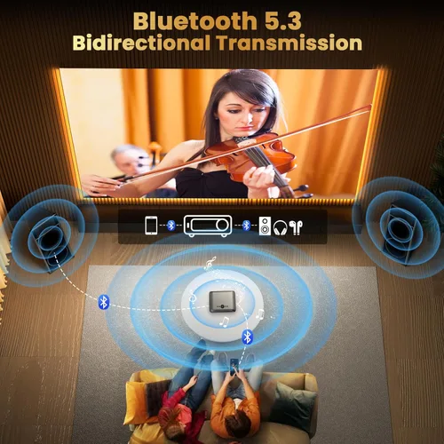 Vista 5 de [Enfoque eléctrico/alto brillo] Proyector FUDONI con WiFi y Bluetooth, nativo 1080P Real 400 lúmenes ANSI, proyector de cine al aire libre, pantalla