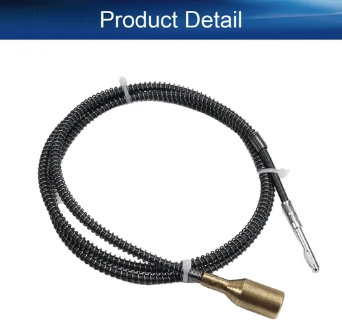 Vista 4 de Auniwaig Herramienta de accesorios de extensión de eje de taladro de núcleo flexible para amoladora de banco, herramienta de amoladora giratoria
