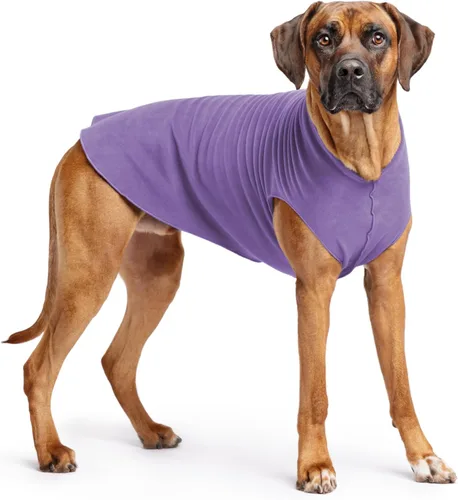 Vista 75 de Goldpaw - Chaqueta elástica de vellón para perros pequeños, suéter súper suave y cálido para perro, chaleco de suéter para mascotas para otoño e