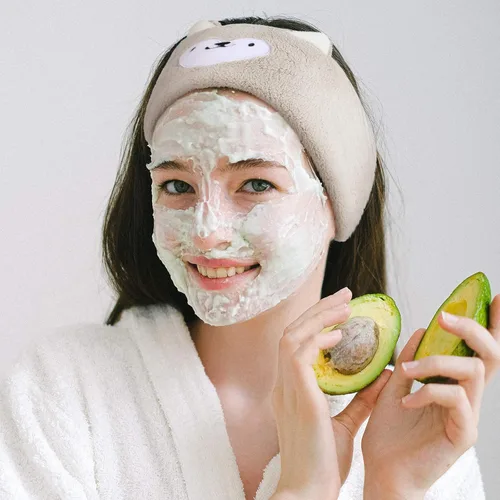 Vista 2 de Chuangdi 4 bandas para el pelo de animales, diadema para lavado de cara, orejas de animales de spa para cuidado de la piel, maquillaje, diadema