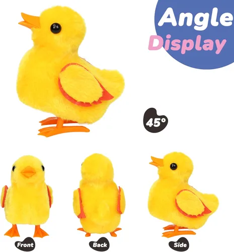 Vista 156 de Hopearl - Juguete de peluche electrónico interactivo de conejo con orejas LED, sonidos y movimientos; camina, se menea e ilumina las orejas, mueve