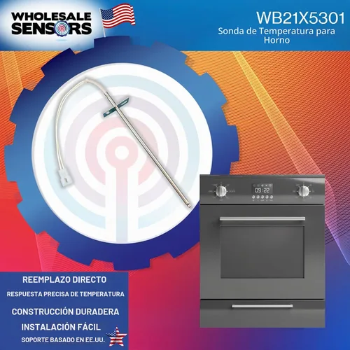 Vista 2 de Wholesale Sensors Reemplazo para GE WB21X5301 Sensor de temperatura del horno 12 meses de garantía