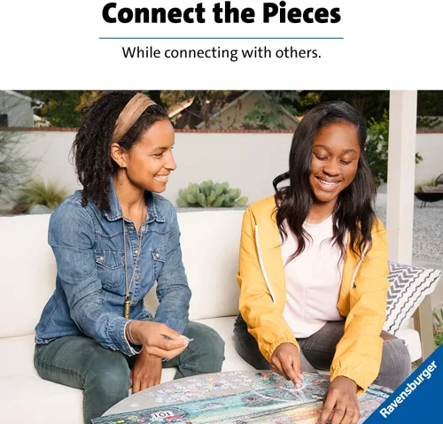 Vista 6 de Ravensburger Marvel Villainous: Killmonger - Rompecabezas de 1000 piezas para adultos, 16906, cada pieza es única, la tecnología Softclick significa