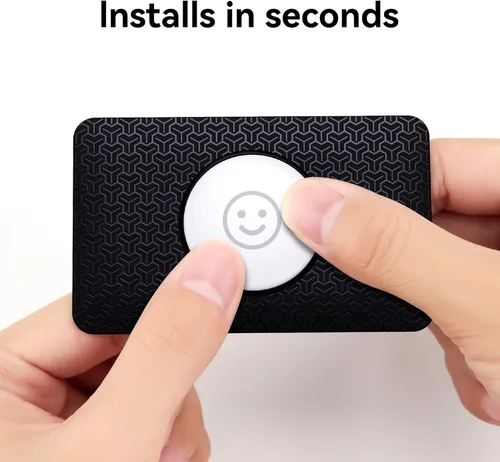 Vista 7 de Paquete de 2 portatarjetas para AirTag delgado, flexible y delgado para AirTag, funda para tarjetas, compatible con Apple AirTag de 1ª y 2ª