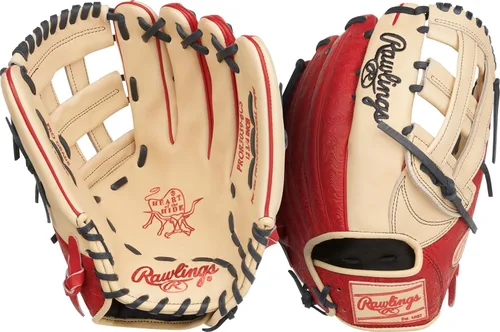 Vista 33 de Rawlings Guante de béisbol Heart of The Hide Encaje tradicional Tamaños 11.25" - 12.75" Múltiples estilos