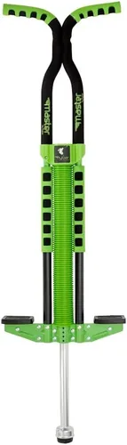 Vista 12 de Flybar Master Pogo Stick para niños a partir de 9 años, 80 a 160 libras – Mangos de agarre fácil – Juguete de ejercicio activo para preadolescentes