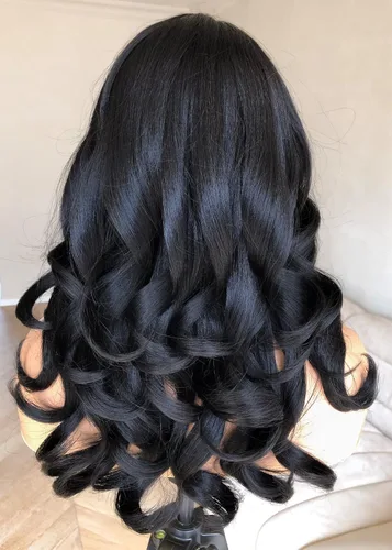 Vista 6 de BlackSwern - Peluca de encaje frontal de 14 pulgadas con cuerpo ondulado de encaje HD, pelucas sin pegamento de cabello humano preestilizadas