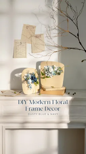 Vista 7 de Ling's moment Flores artificiales azules de Gardenia falsas con tallo, flores falsas para decoración de boda, centros de mesa, ramos de flores