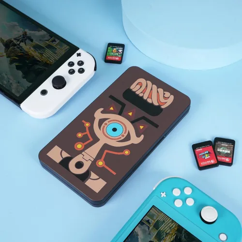 Vista 6 de TIKOdirect Game Card Case for SwitchSD Cards, Storage 24 Switch Game Cards and 48 SD Cards Portable Holder Pretty Cute Hard Shell with Magenic