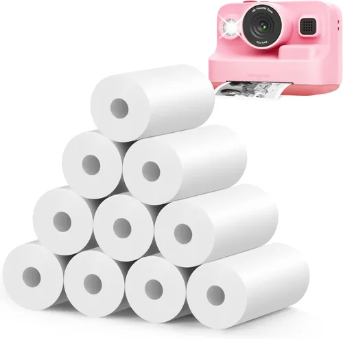 Vista 7 de MIARALA 6 Rollos de Papel de Reemplazo para Cámara Instantánea, Papel de Reemplazo para Cámara de Impresión HD Kidizoom para la mayoría
