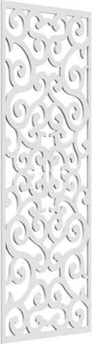 Vista 68 de 9 3/8 pulgadas de ancho x 24 3/8 pulgadas de alto x 1/4 pulgadas de alto, paneles de pared de madera con calado, cereza